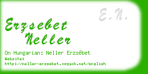 erzsebet neller business card